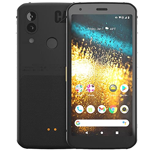 CAT Phones S62 T-Mobile - 4G Rugged Smartphone (IP68, MIL SPEC 810H, Super Bright 5.7″ FHD+ Display, 4000mAh Battery, 4GB RAM / 128 GB ROM) - Black